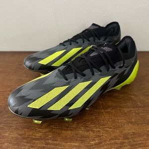 Adidas Men’s X CRAZYFAST Injection.1 FG Soccer Cleats Black/Yellow IG0670 NEW